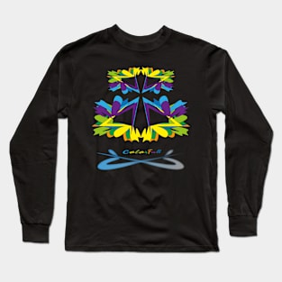 butterfly full color Long Sleeve T-Shirt